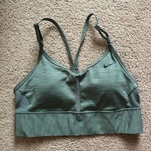 Nike Heather Gray Activewear Top